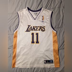 Authentic Vintage Reebok 2003-2004 NBA LA Lakers Karl Malone Home Jersey